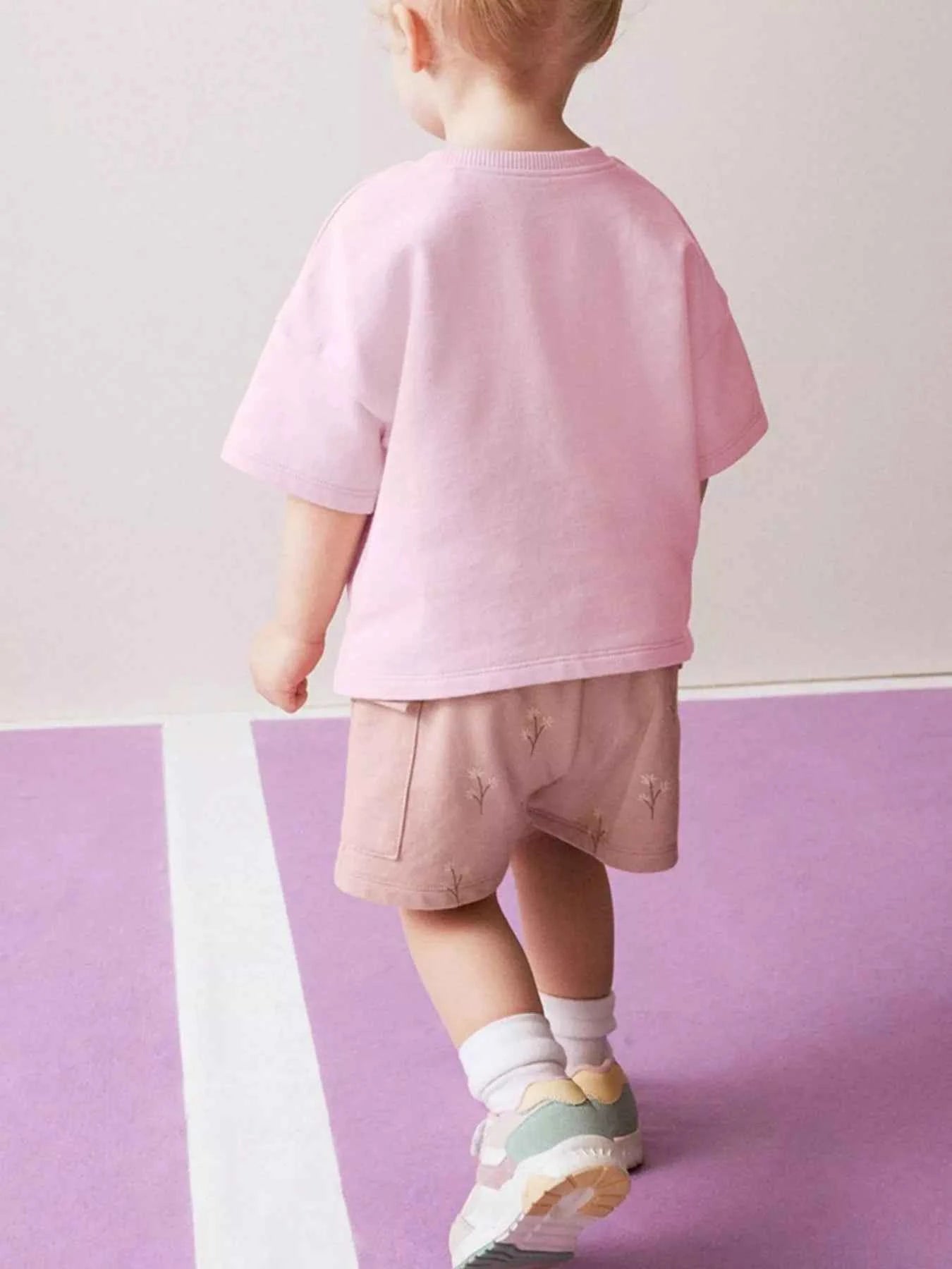 Children's Graphic Tee and Shorts Set
