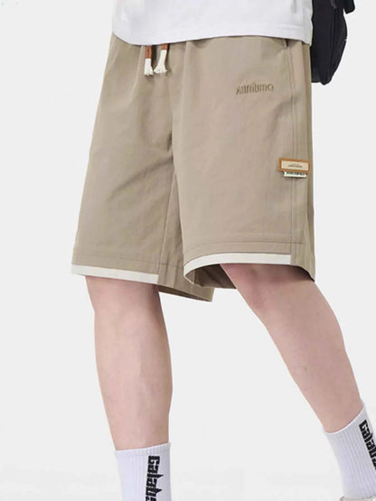 Men's Plus Size Drawstring Loose Fit Shorts