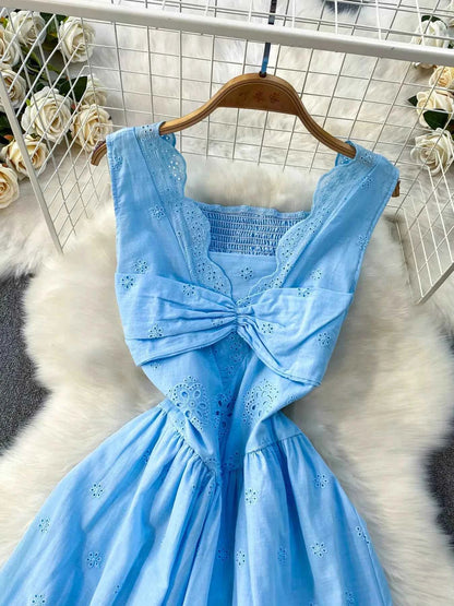 Lace Detail Sleeveless Dress