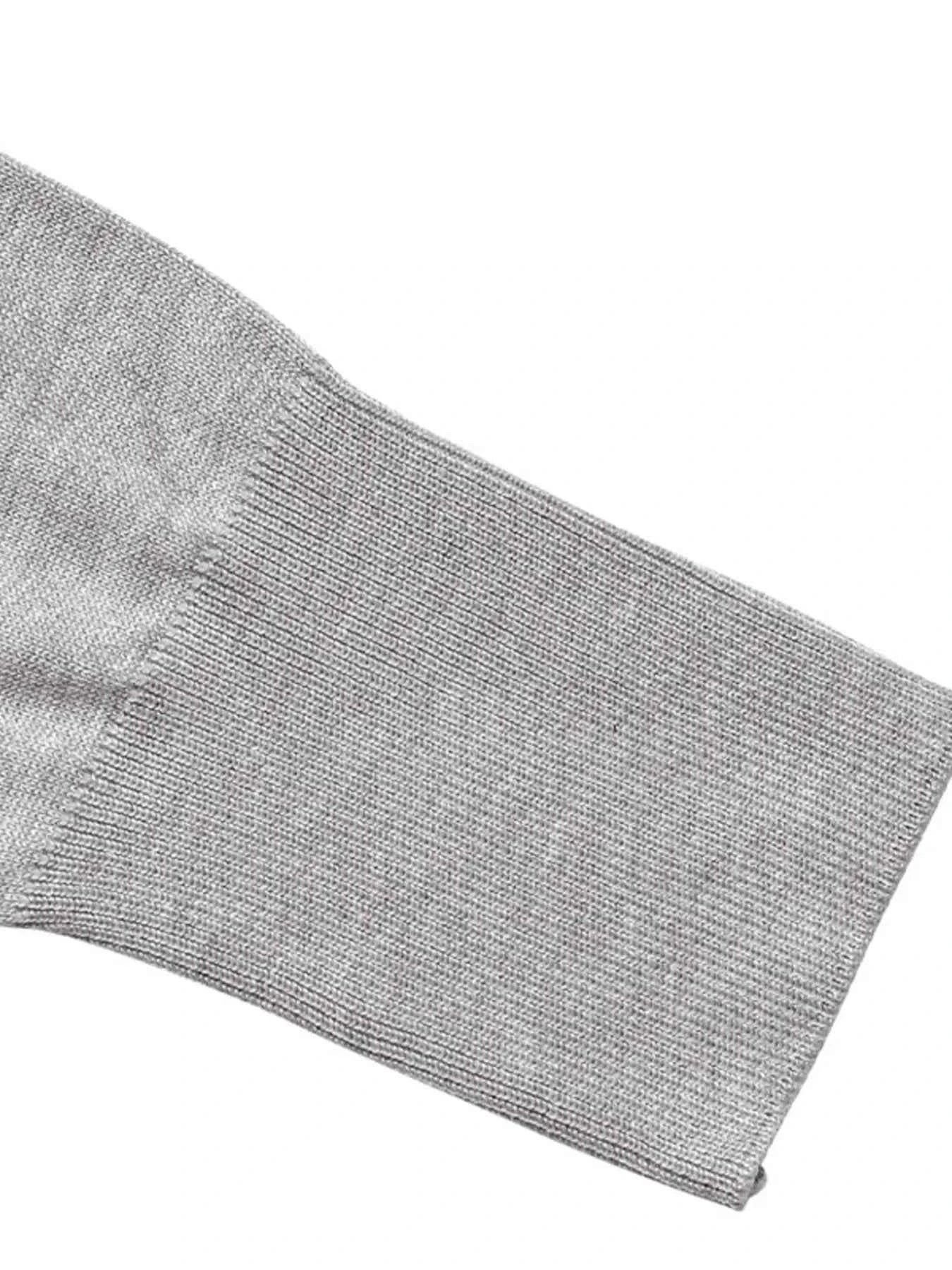 Ribbed Long Sleeve Top and Skirt Knit Set