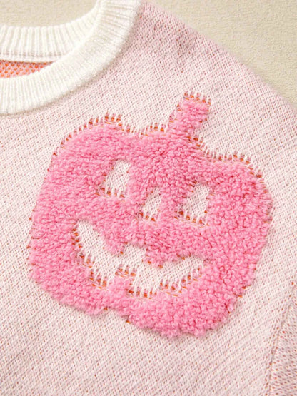 Halloween Cute Pumpkin Pattern Sweater