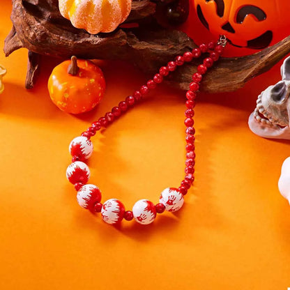 Halloween Necklace and Bracelet Jewelry Set
