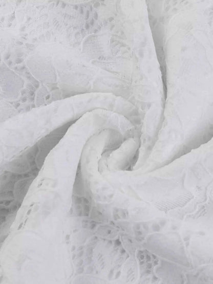 Elegant Off-Shoulder Lace Maxi Bodycon Dress