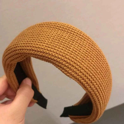 Knitted Wide Padded Headband