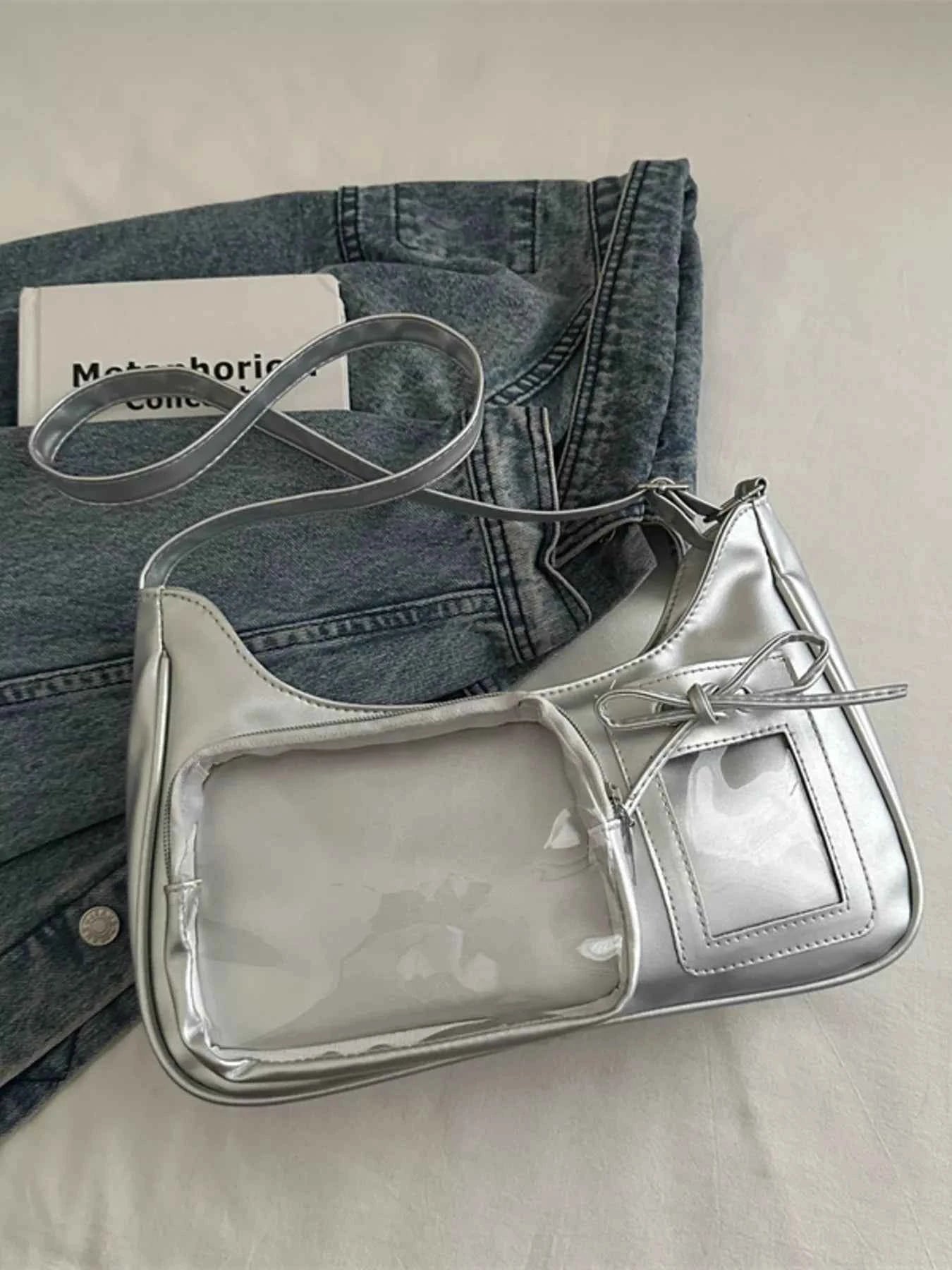 Clear Pocket Crossbody Bag