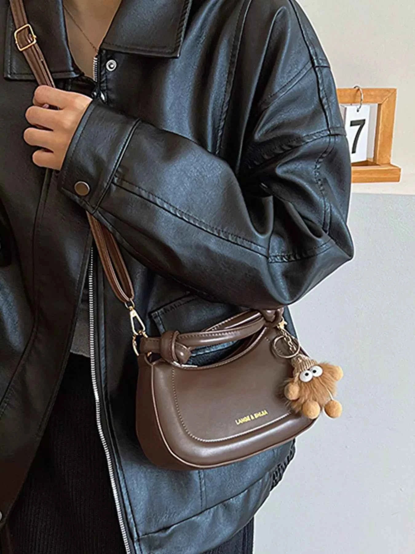 PU Leather Crossbody Bag