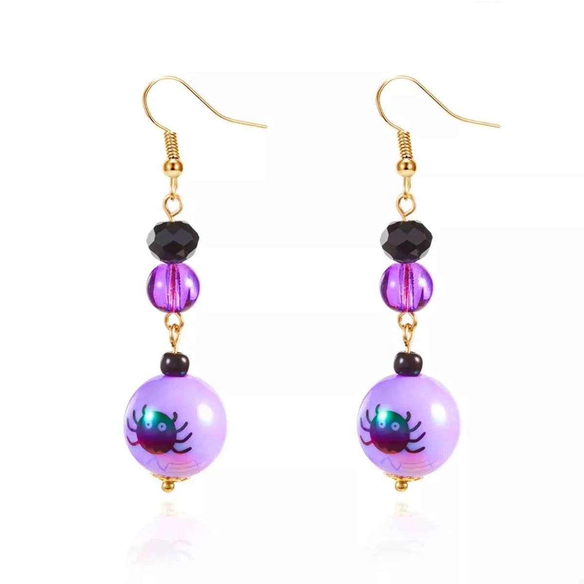 Halloween Acrylic Drop Earrings