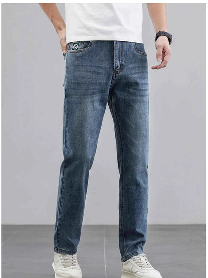 Men's Wash Straight Leg Jeans