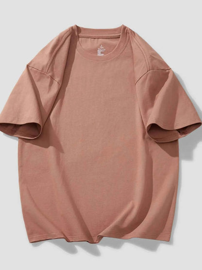 Men's Full Size Round Neck Short Sleeve T-Shirt Plus Size