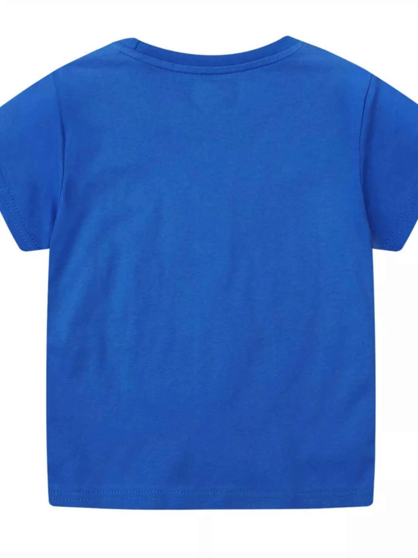 Children's Construction Vehicles Crew Neck T-Shirt