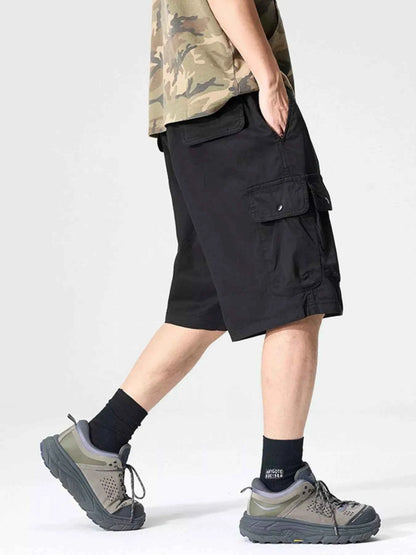 Men's Full Size Drawstring Loose Fit Shorts Plus Size