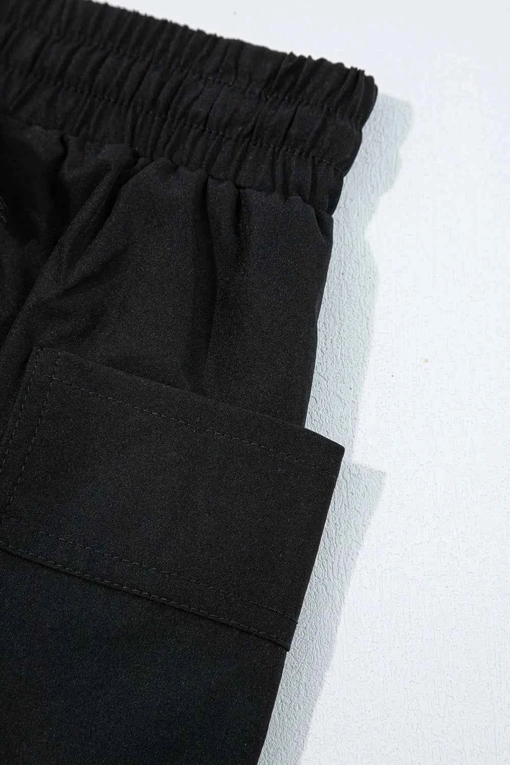 Cargo Pocket Elastic Waist Active Casual Skort