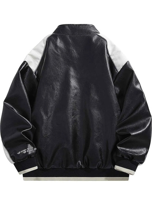 Men's Plus Size Zip Up Long Sleeve Jacket