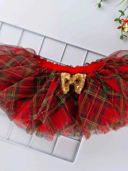 Children's Christmas Santa Baby Outfit Set with Headband