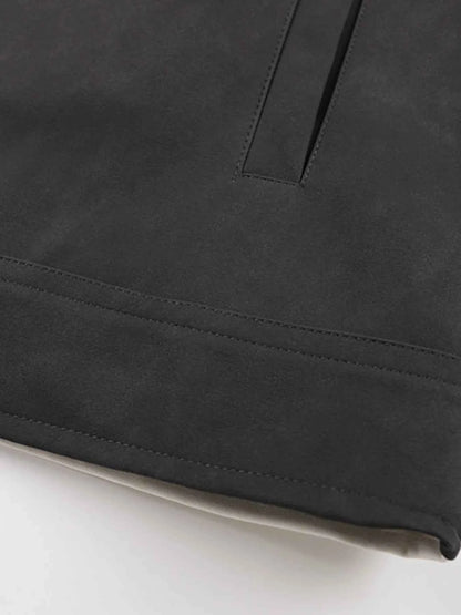 Men's Two-Tone Zip Up Jacket