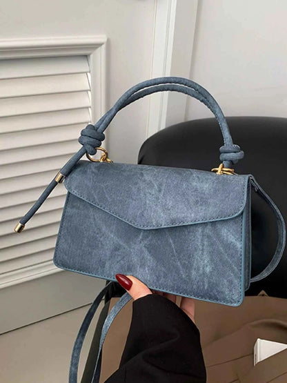 Flap Crossbody Bag with Top Handle