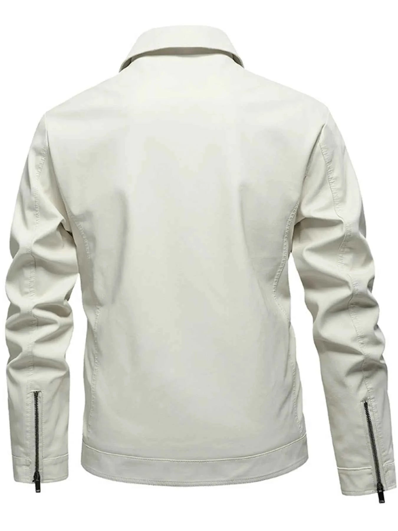 Men's Plus Size Zip Up Long Sleeve Jacket