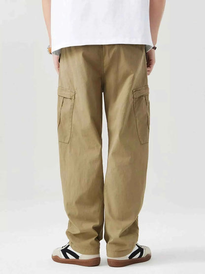 Men's Full Size Wide Leg Cargo Pants Plus Size