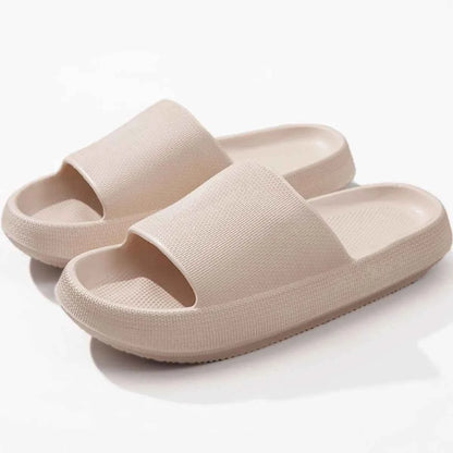 Open Toe Platform Slippers