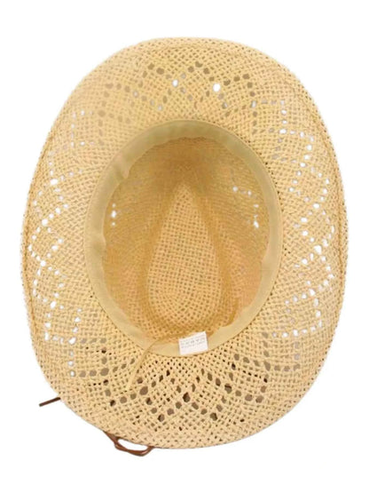 Boho Woven Cowboy Hat