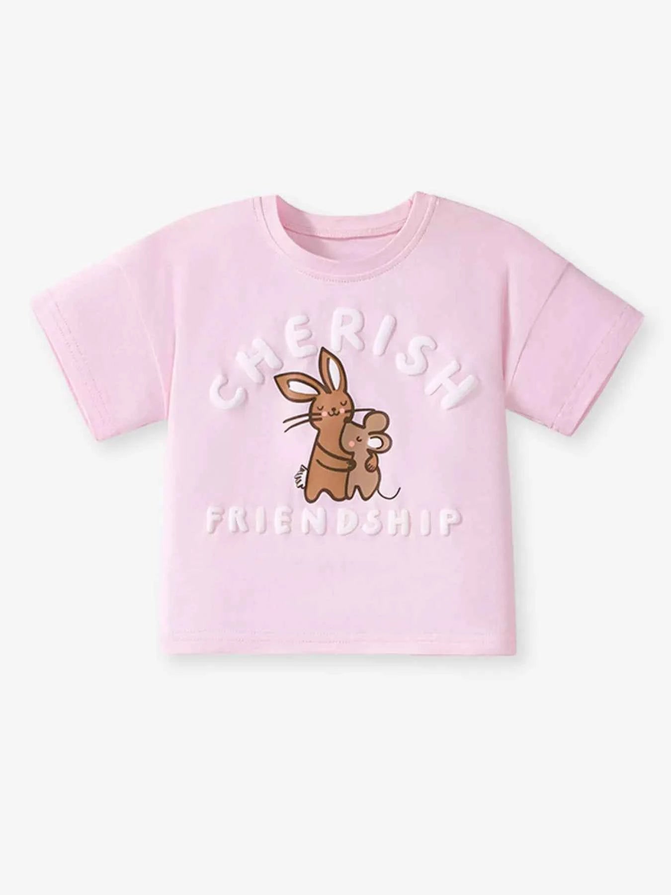 Children's Graphic Tee and Shorts Set