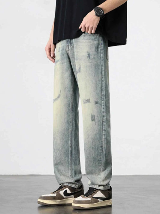 Men's Wide-Leg Relaxed Fit Jeans