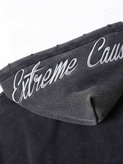 Men's Zip-Up Long Sleeve Hooded Jacket