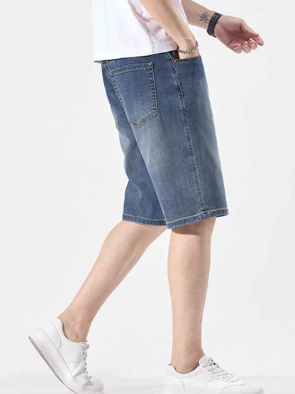 Men's Wash Casual Denim Shorts
