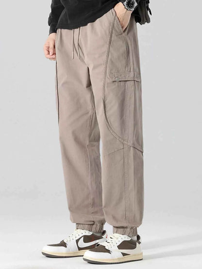 Men's Full Size Drawstring Loose Fit Joggers Plus Size