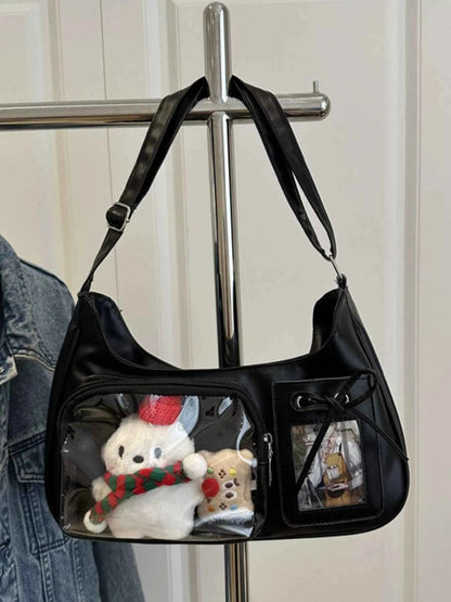 Clear Pocket Crossbody Bag
