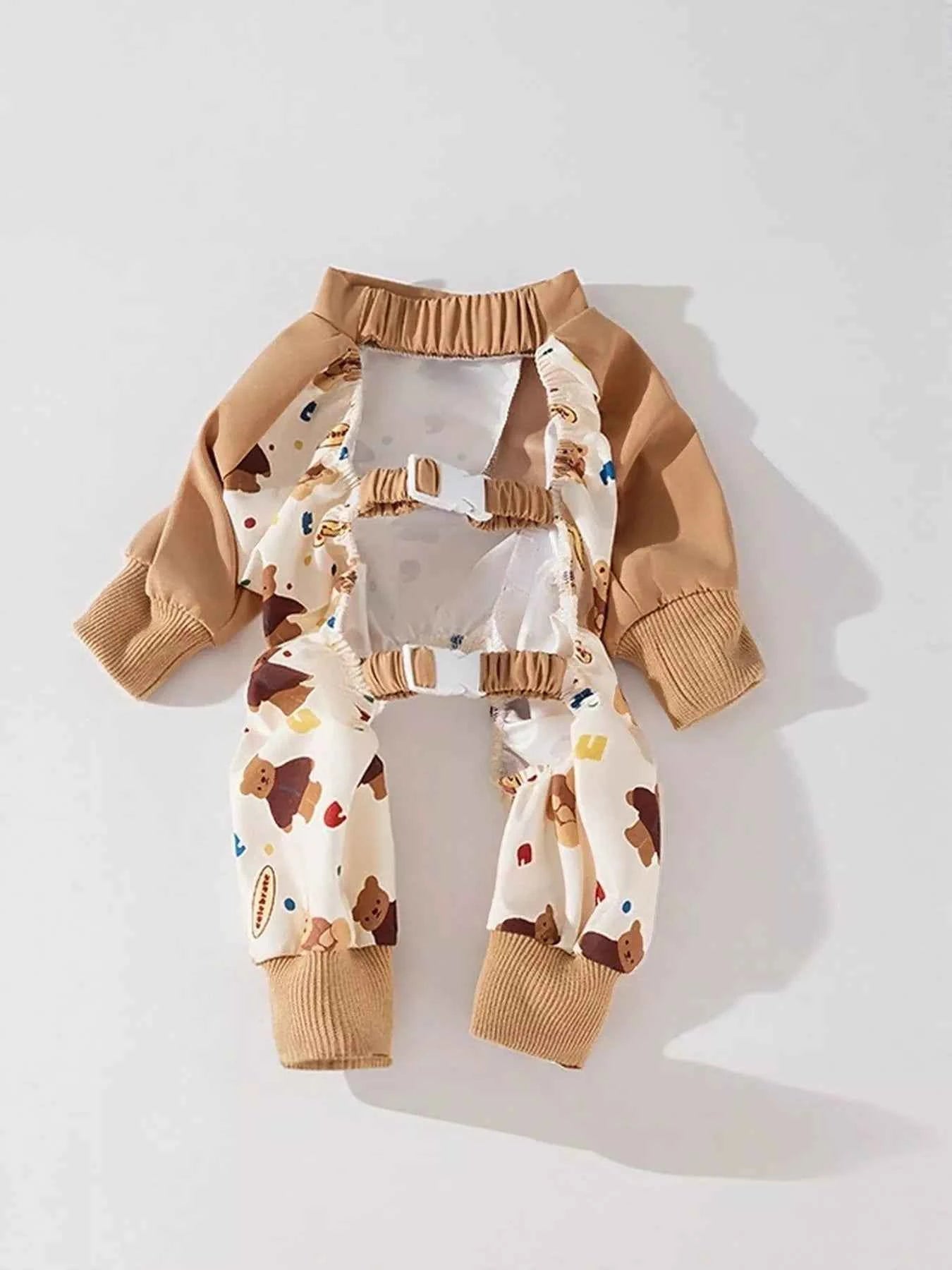 Cartoon Print Pet Jumpsuit