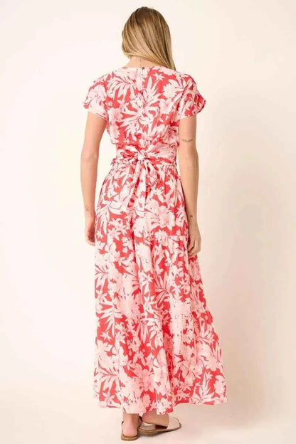 Mittoshop Tropical Print Top and Skirt Set