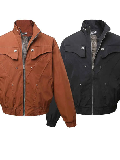 Men's Zip Up Long Sleeve Jacket