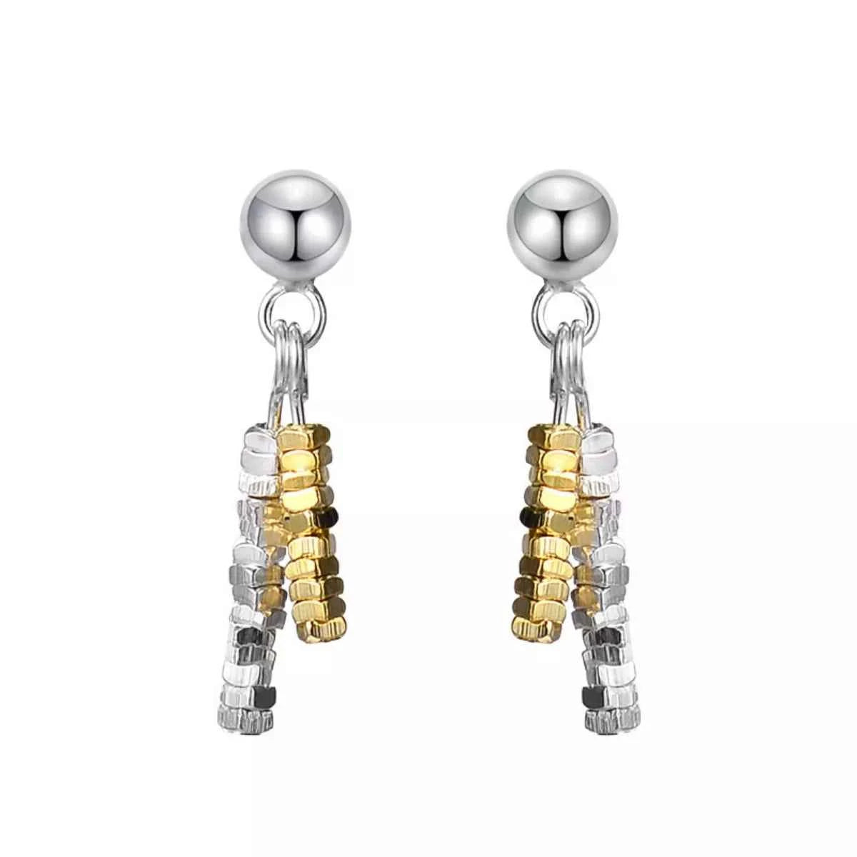 925 Sterling Silver Chain Drop Earrings
