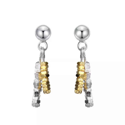 925 Sterling Silver Chain Drop Earrings