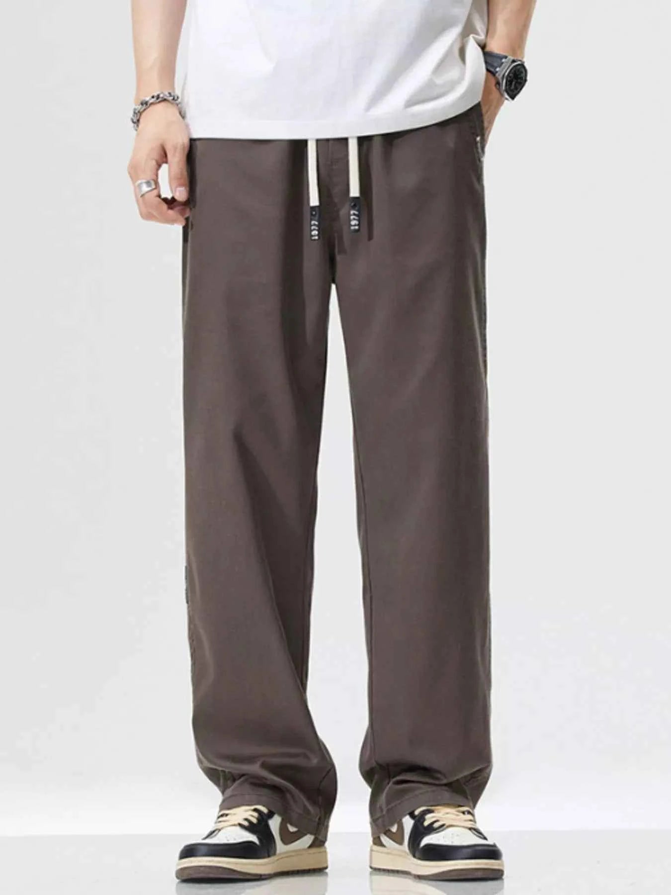 Men's Full Size Wide Leg Cargo Utility Pants Plus Size