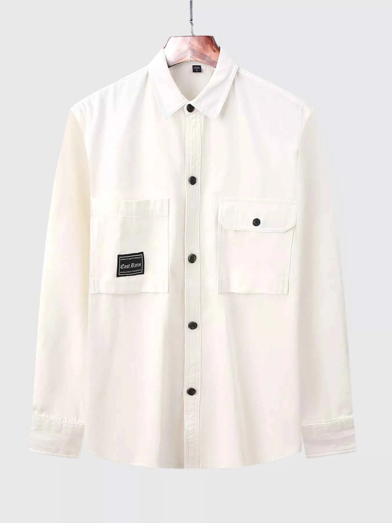Men's Plus Size Casual Button Up Shirt