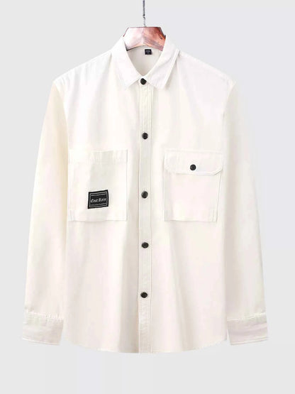 Men's Plus Size Casual Button Up Shirt
