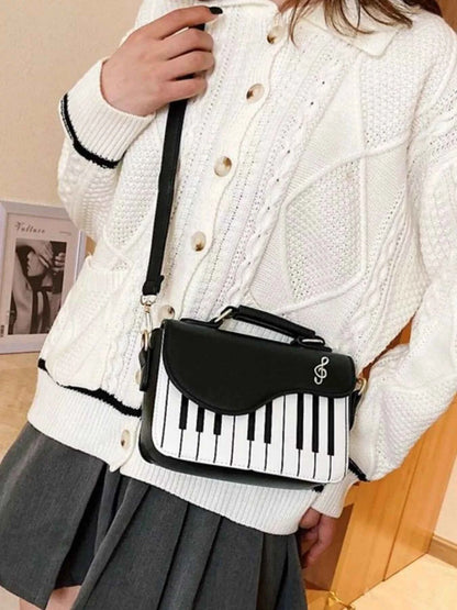 Piano Keys Crossbody Bag