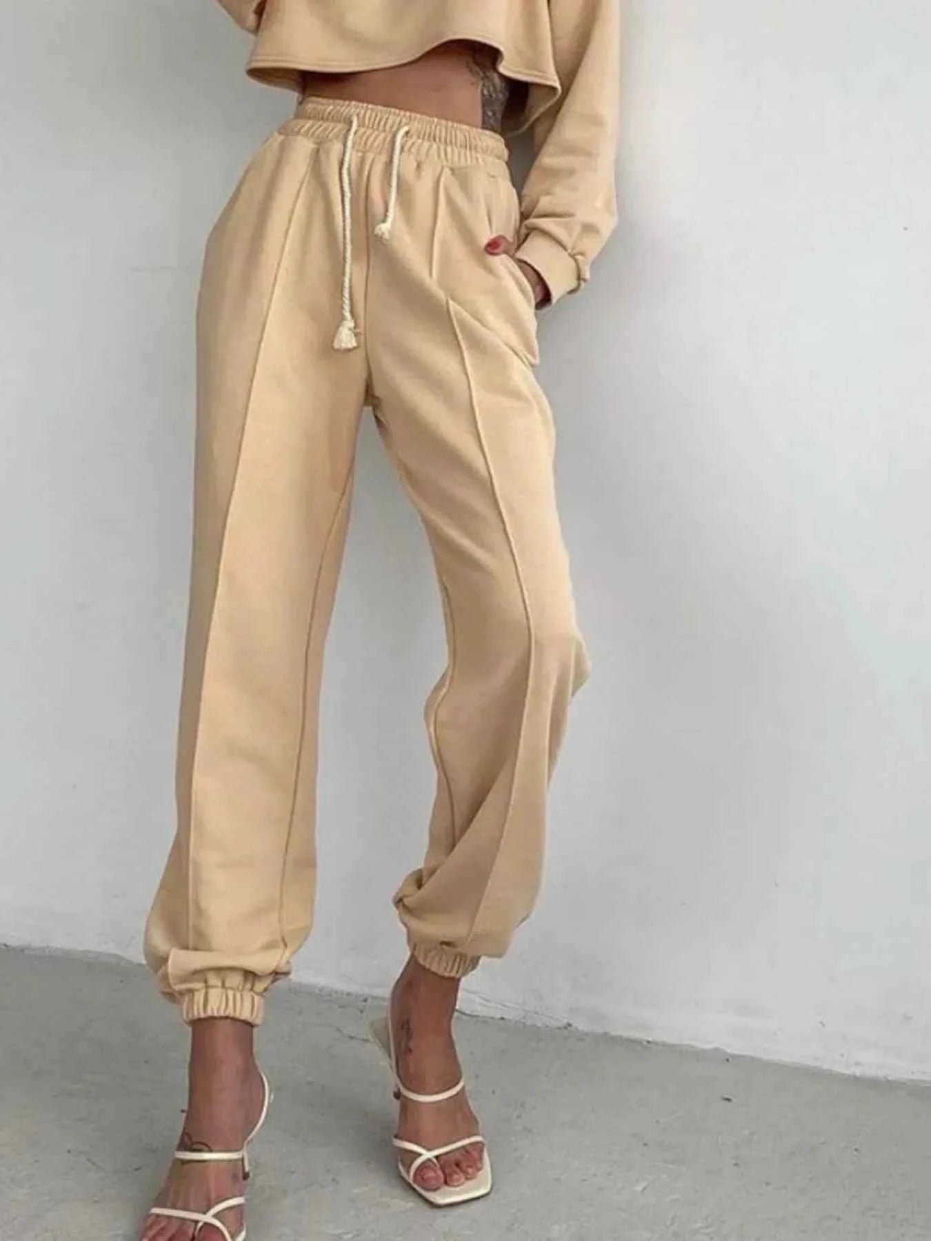 Casual Drawstring Jogger Pants