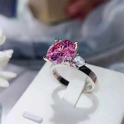 5 Carat Moissanite 925 Sterling Silver Ring