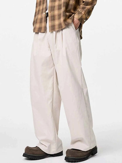 Men's Classic Wide-Leg Relaxed Fit Pants