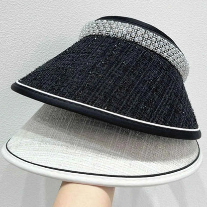 Pearl Detail Sunscreen Hat
