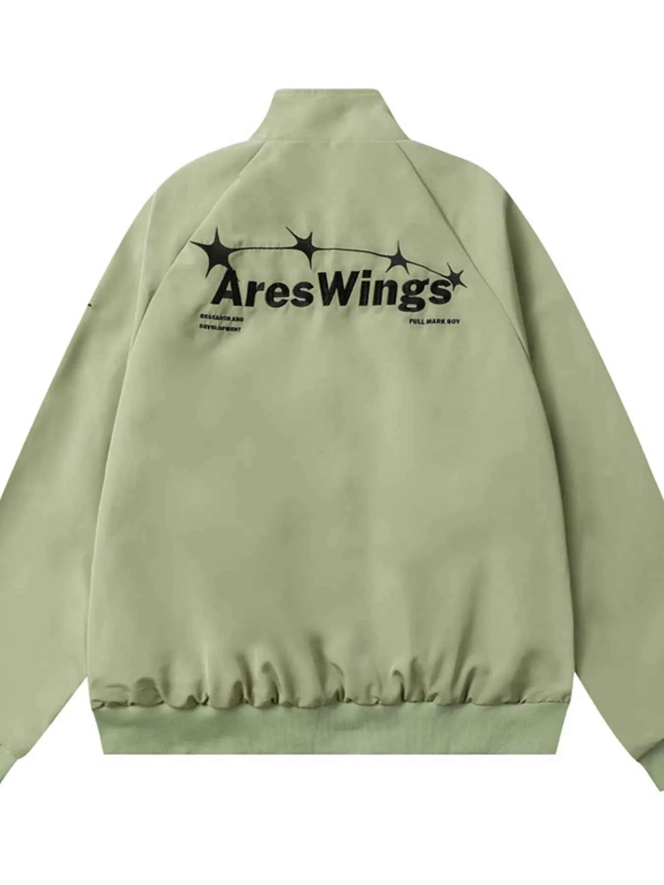 Men's Star Pattern Zip-Up Jacket