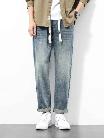 Men's Plus Size Wide Leg Jeans
