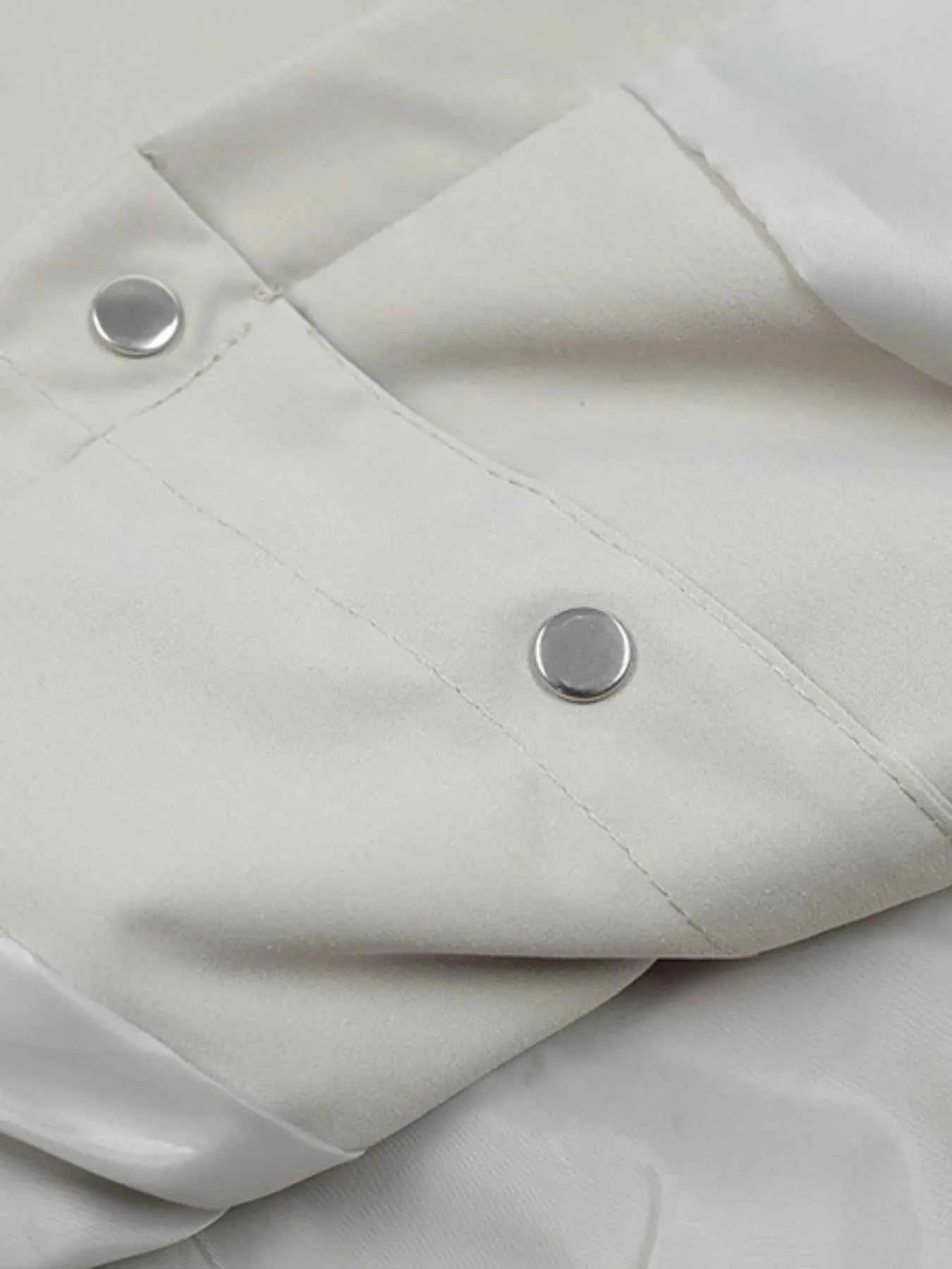 Men's Long Sleeve Jacket with Chest Pockets