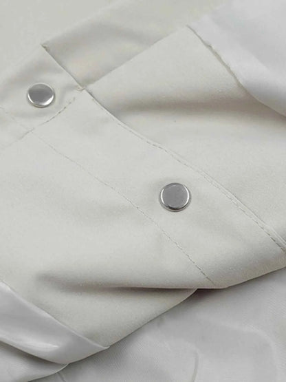 Men's Long Sleeve Jacket with Chest Pockets