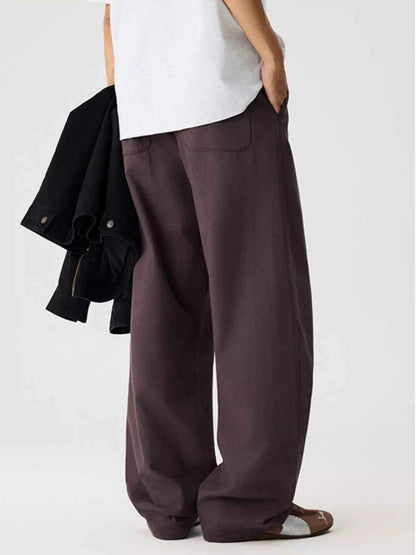Men's Relaxed Fit Pants with Pockets