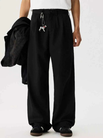 Men's Relaxed Fit Pants with Pockets