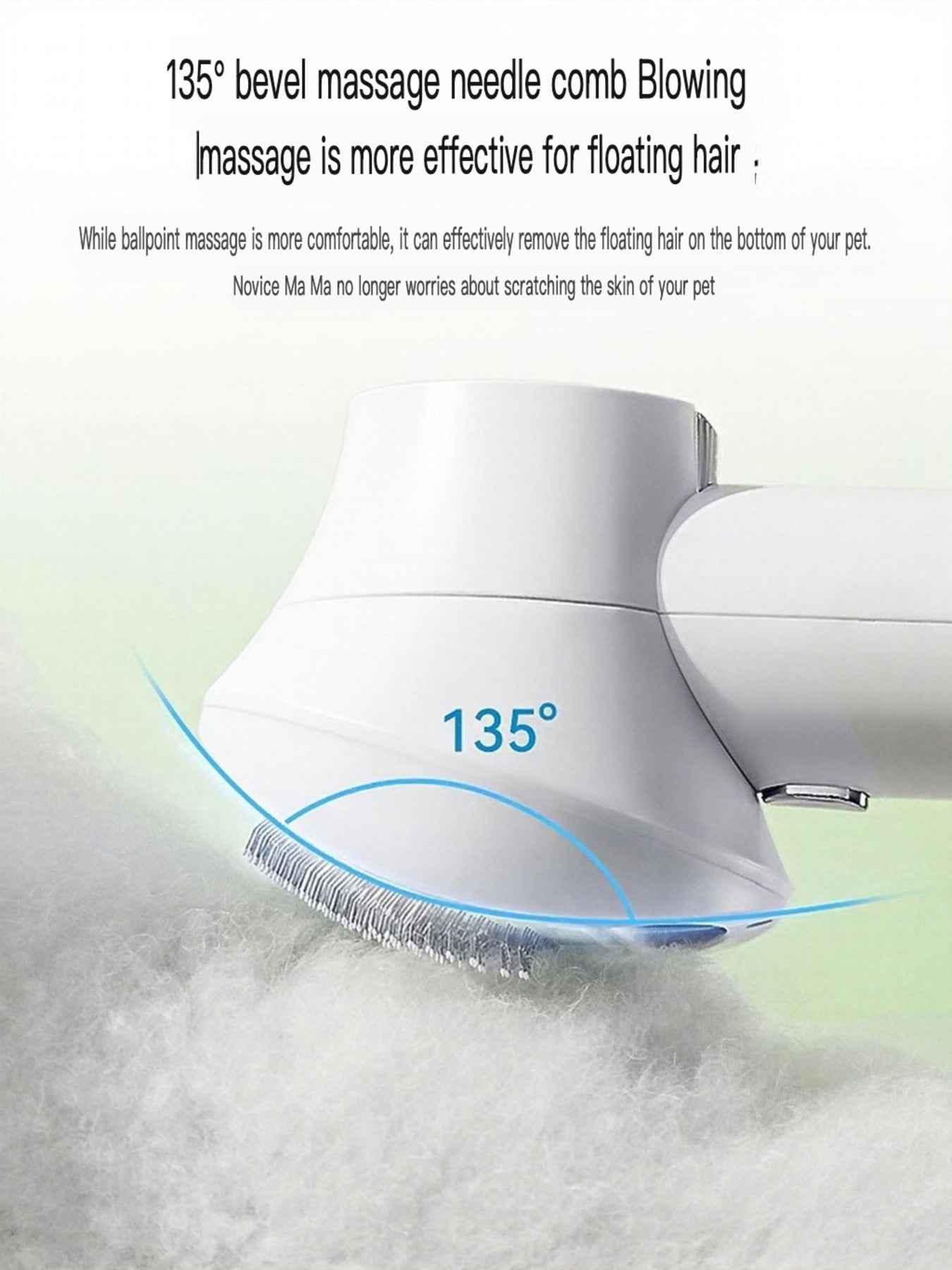 Low Noise Pet Hair Dryer & Comb